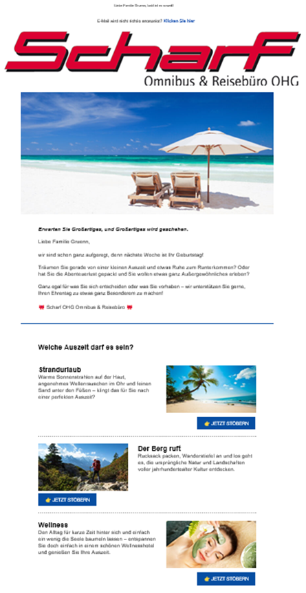 Newsletter Scharf